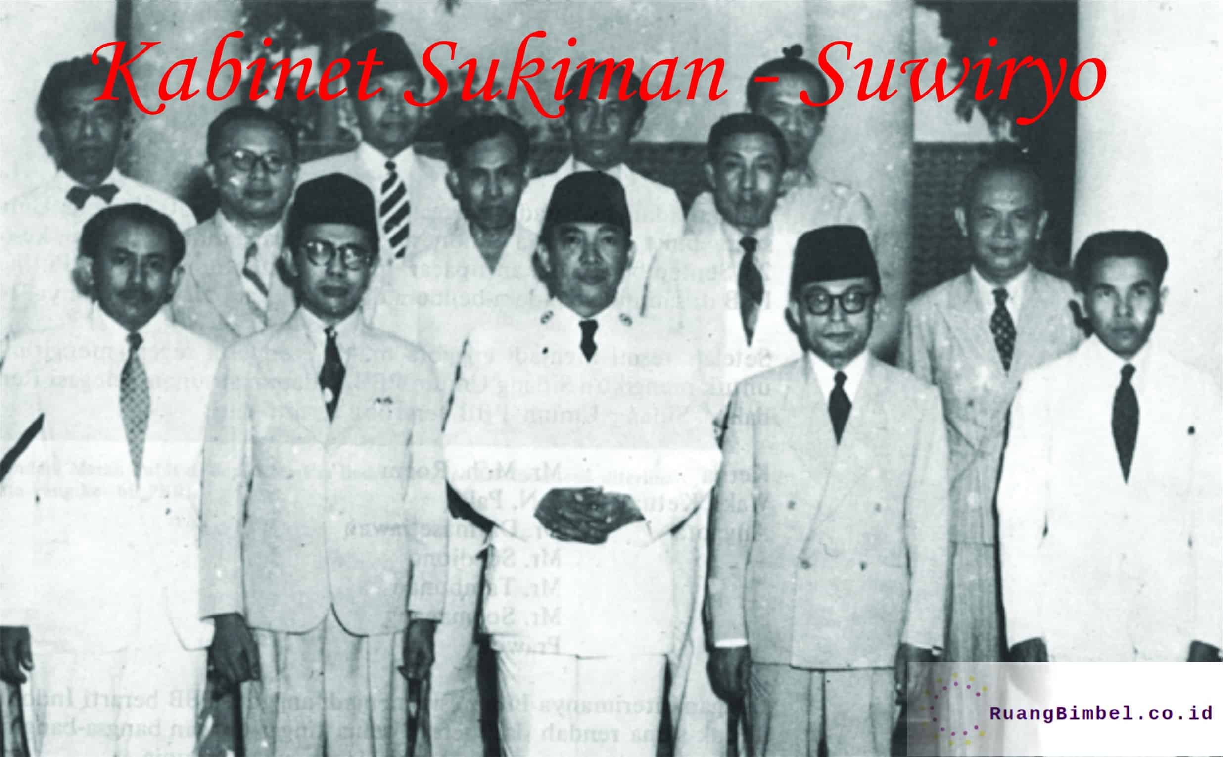  Kabinet  Sukiman Suwiryo 27 April 1951 23 Februari 1952