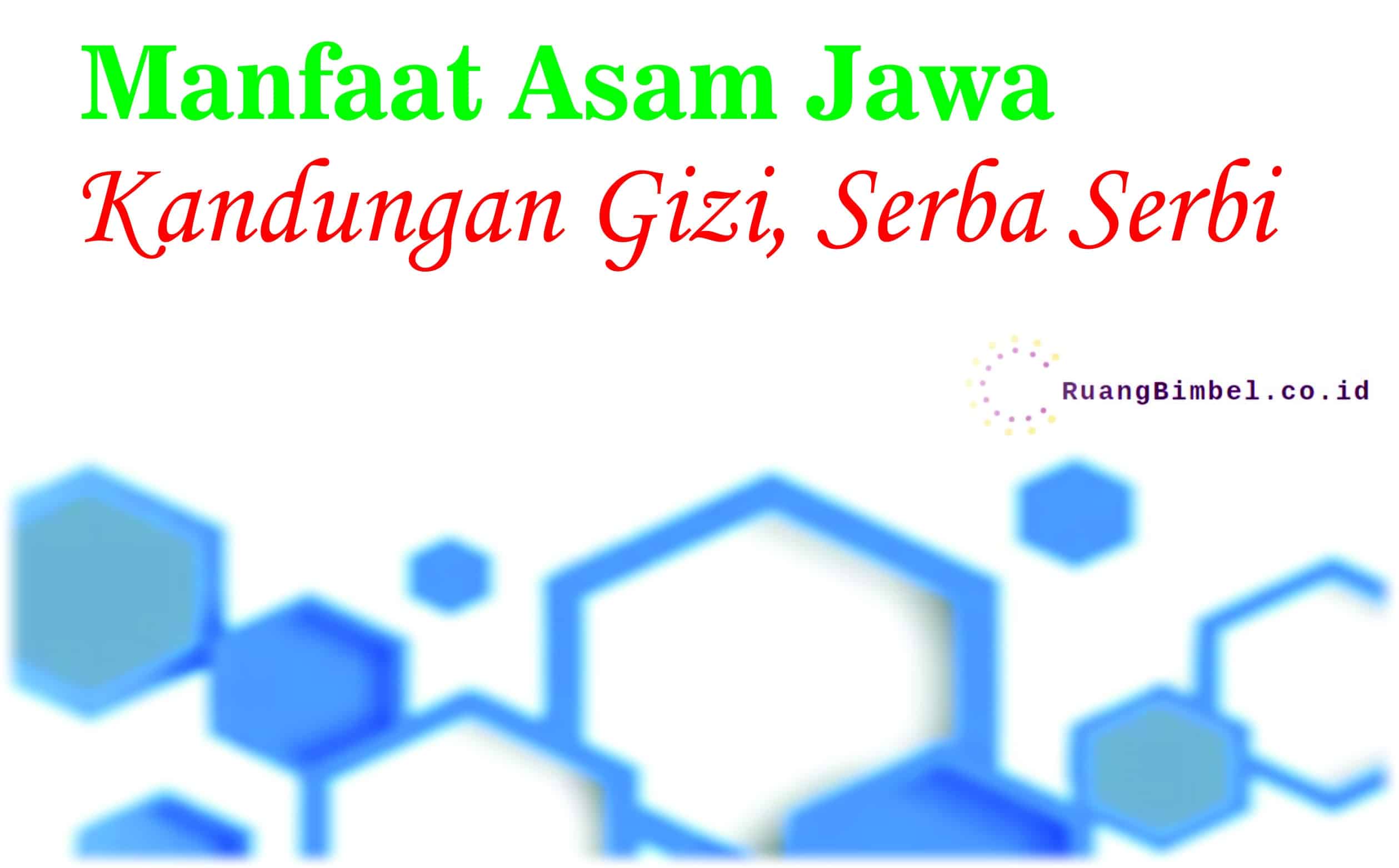 manfaat asam jawa