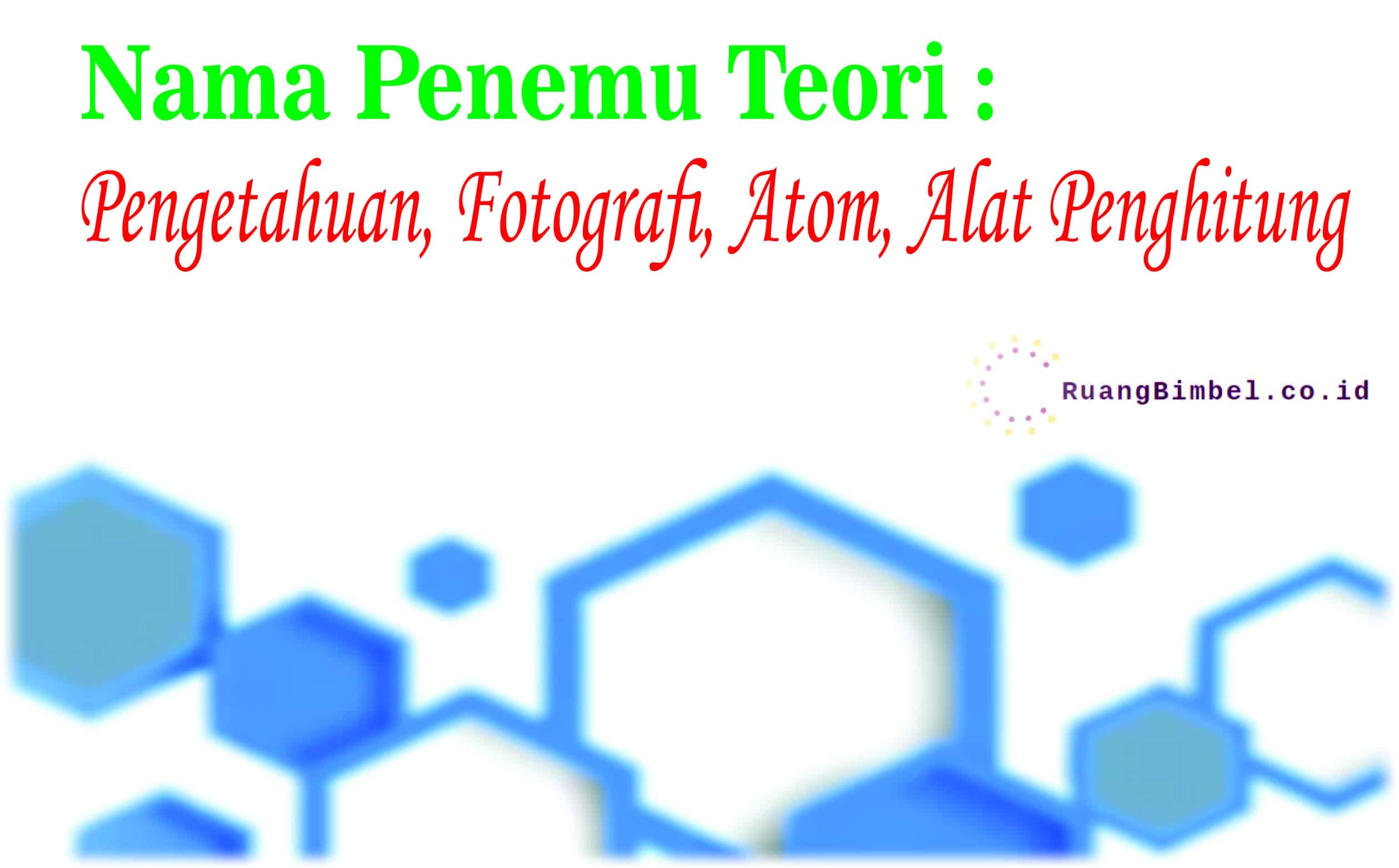 nama penemu teori