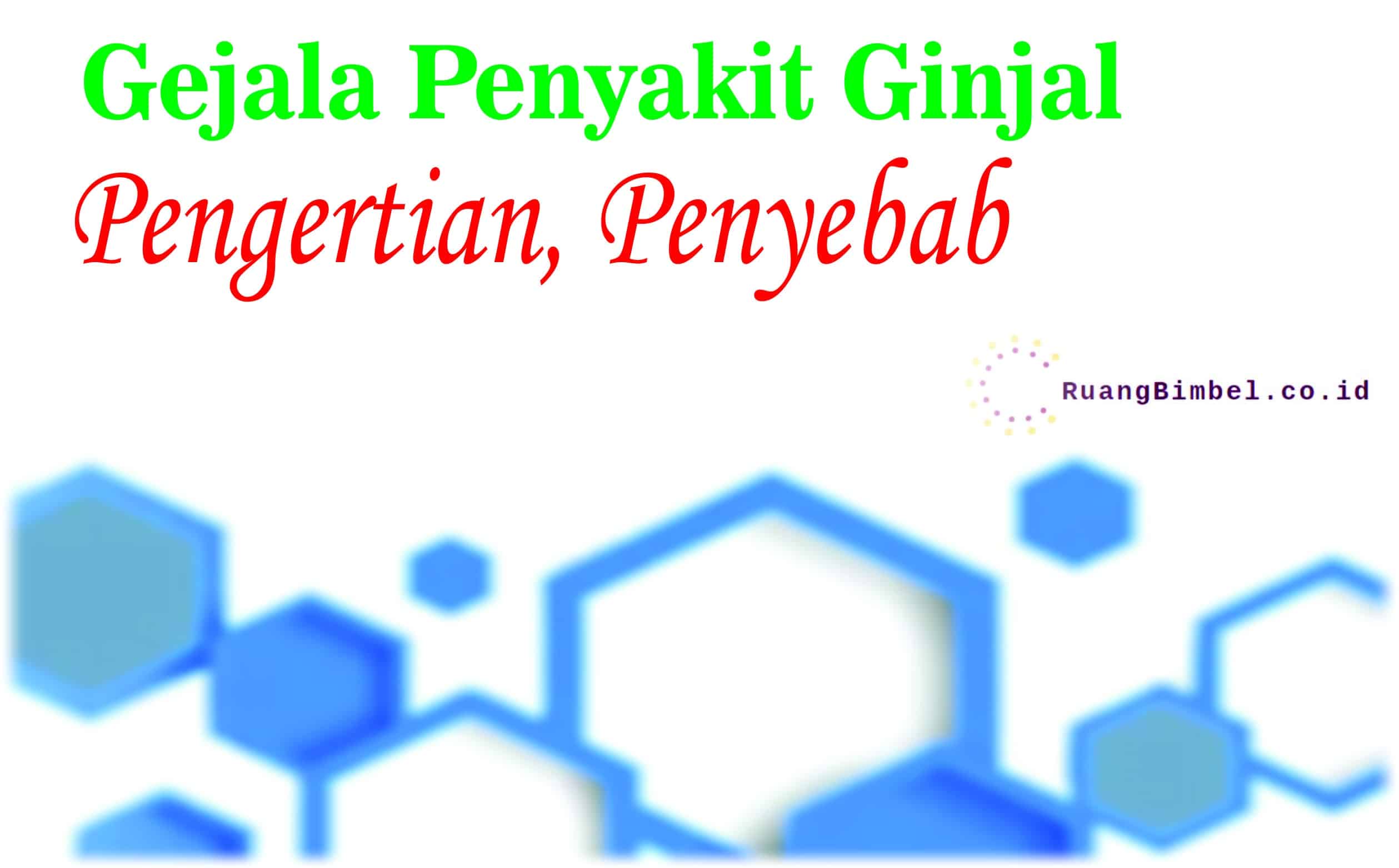 gejala penyakit ginjal