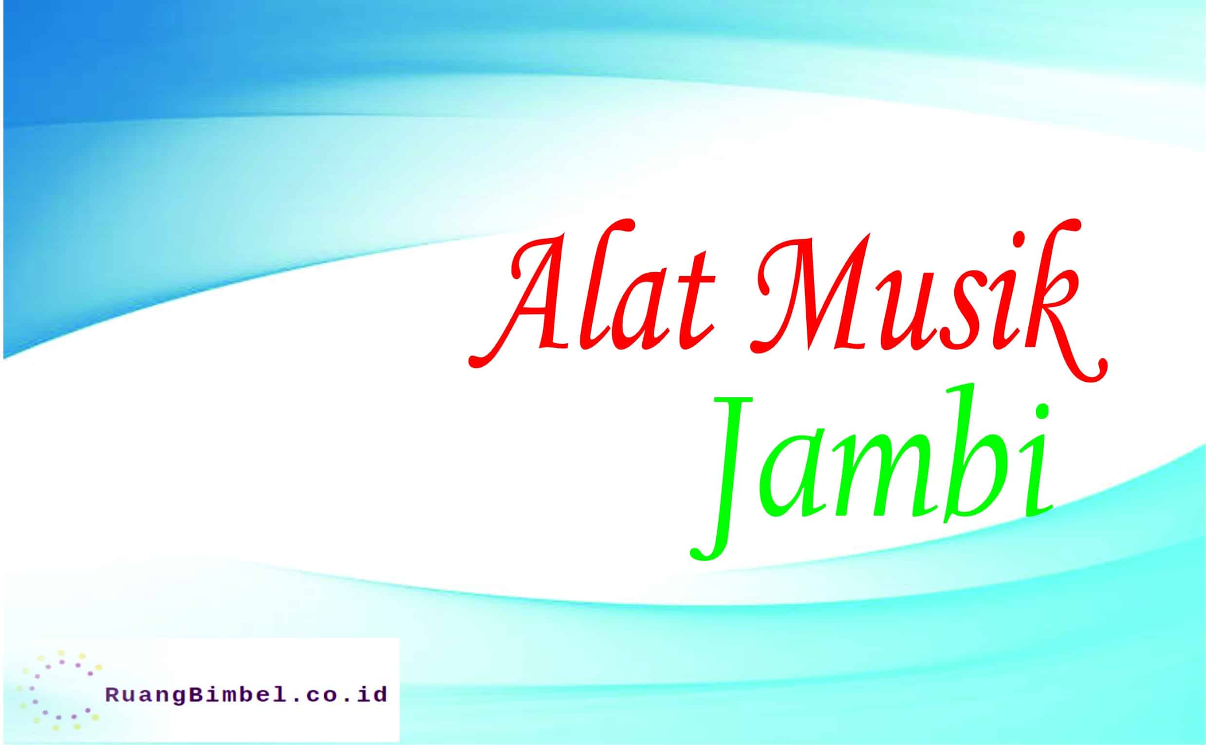 alat musik jambi
