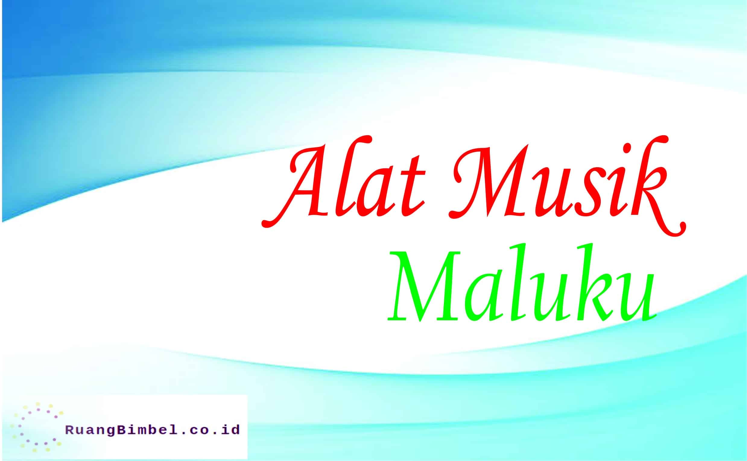 alat musik maluku