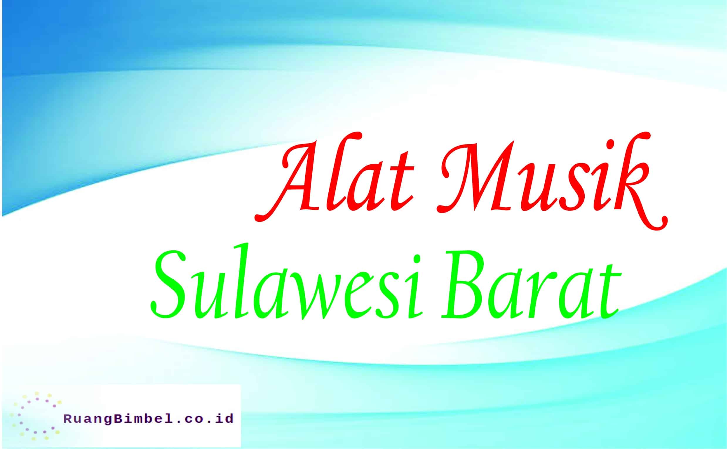 alat musik sulawesi barat