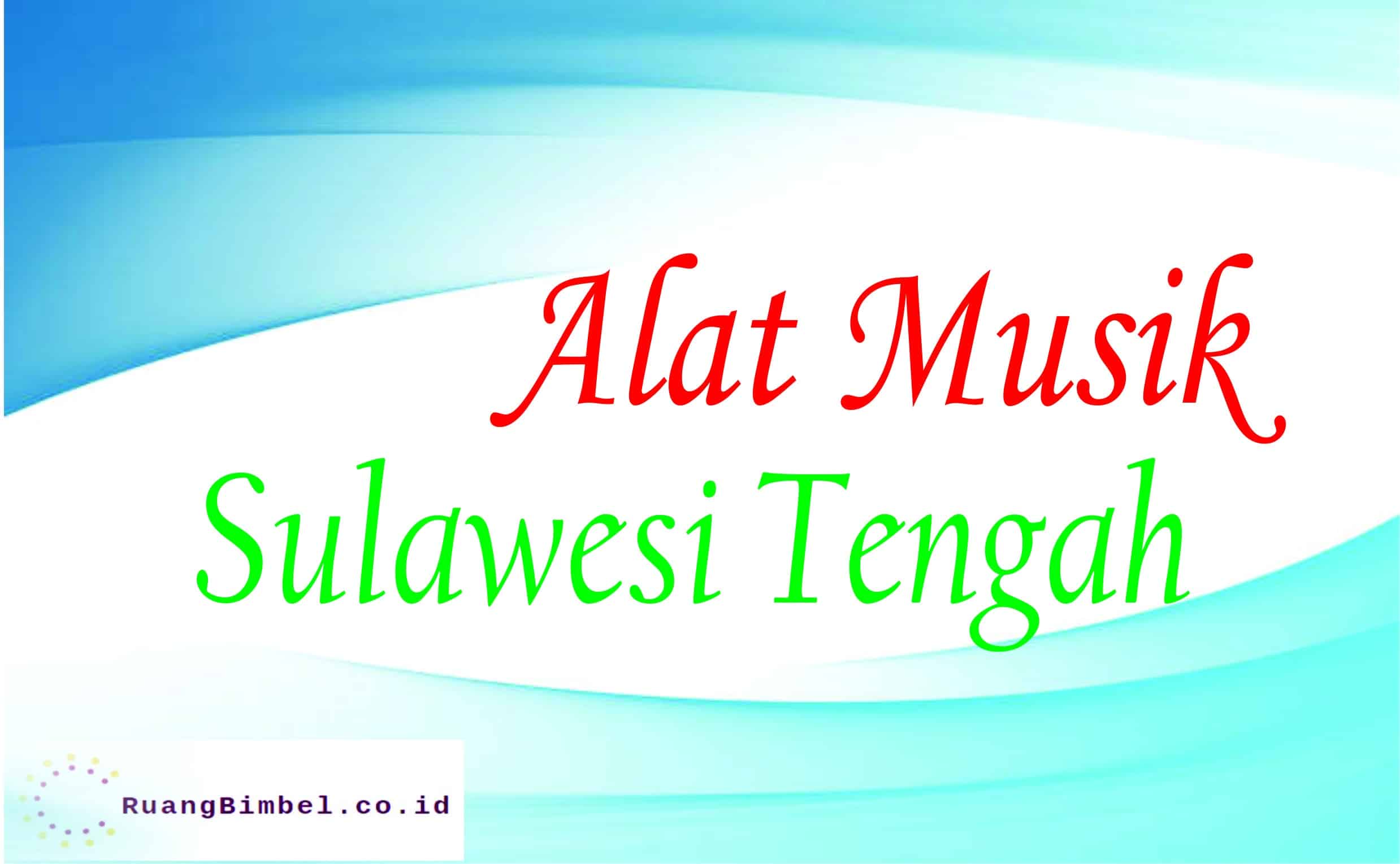 alat musik sulawesi tengah