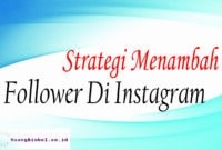 strategi menambah follower di instagram