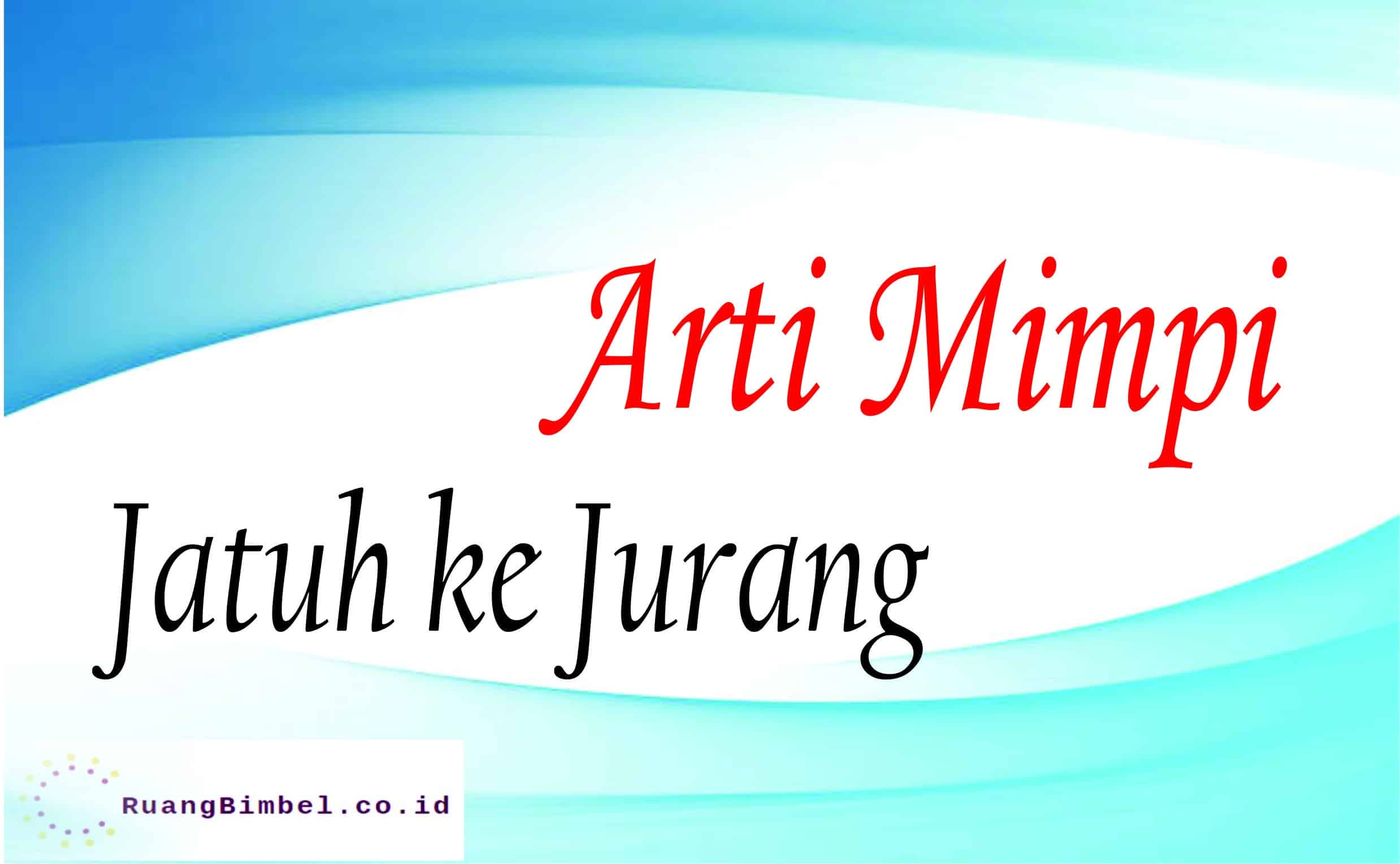 Arti dari Mimpi Jatuh ke Jurang Adalah Menurut Psikolog