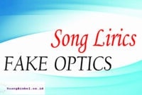 song lirics fake optics