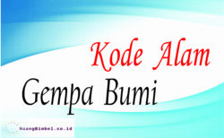 Kode Alam Gempa Bumi | 15+ Angka Erek Erek - Ruangbimbel.co.id