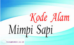 Kode Alam Mimpi Sapi 8 Kode Alam Erek Erek Ruangbimbel Co Id