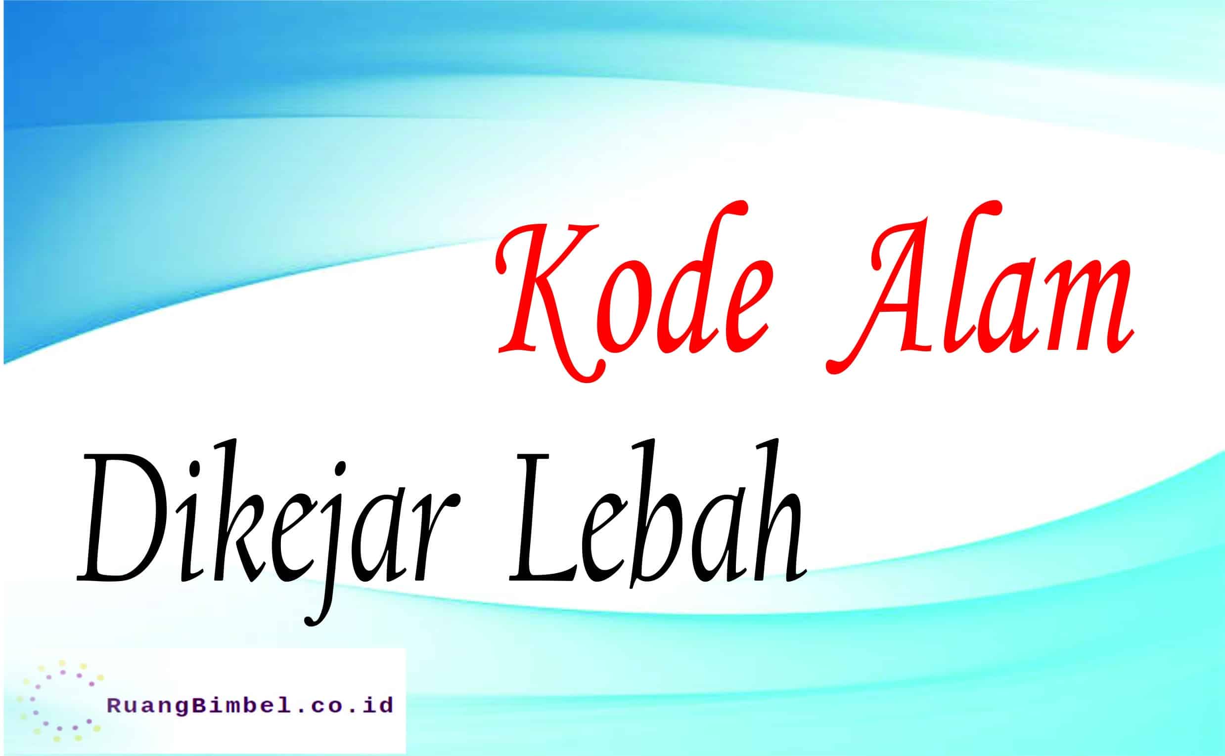 Kode Alam Dikejar Lebah 10 Kode Alam Erek Erek Ruangbimbel Co Id