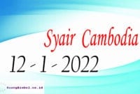 syair cambodia 12 januari 2022
