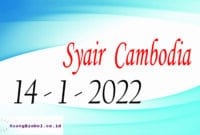 syair cambodia 14 januari 2022