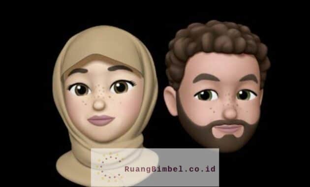 Emoji iPhone Hijab dan Iphone Boy