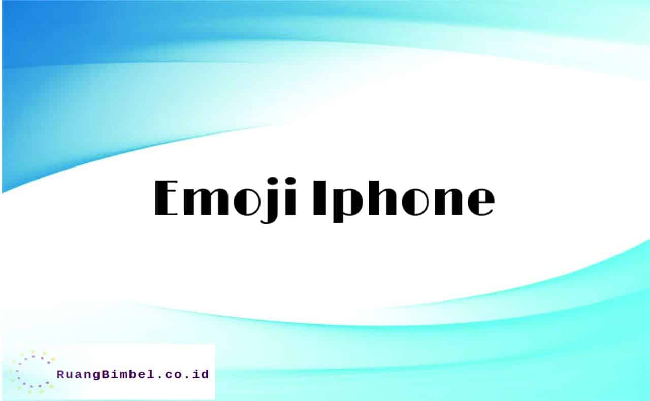 Emoji iPhone Hijab dan Iphone Boy