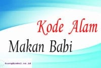 kode alam makan babi