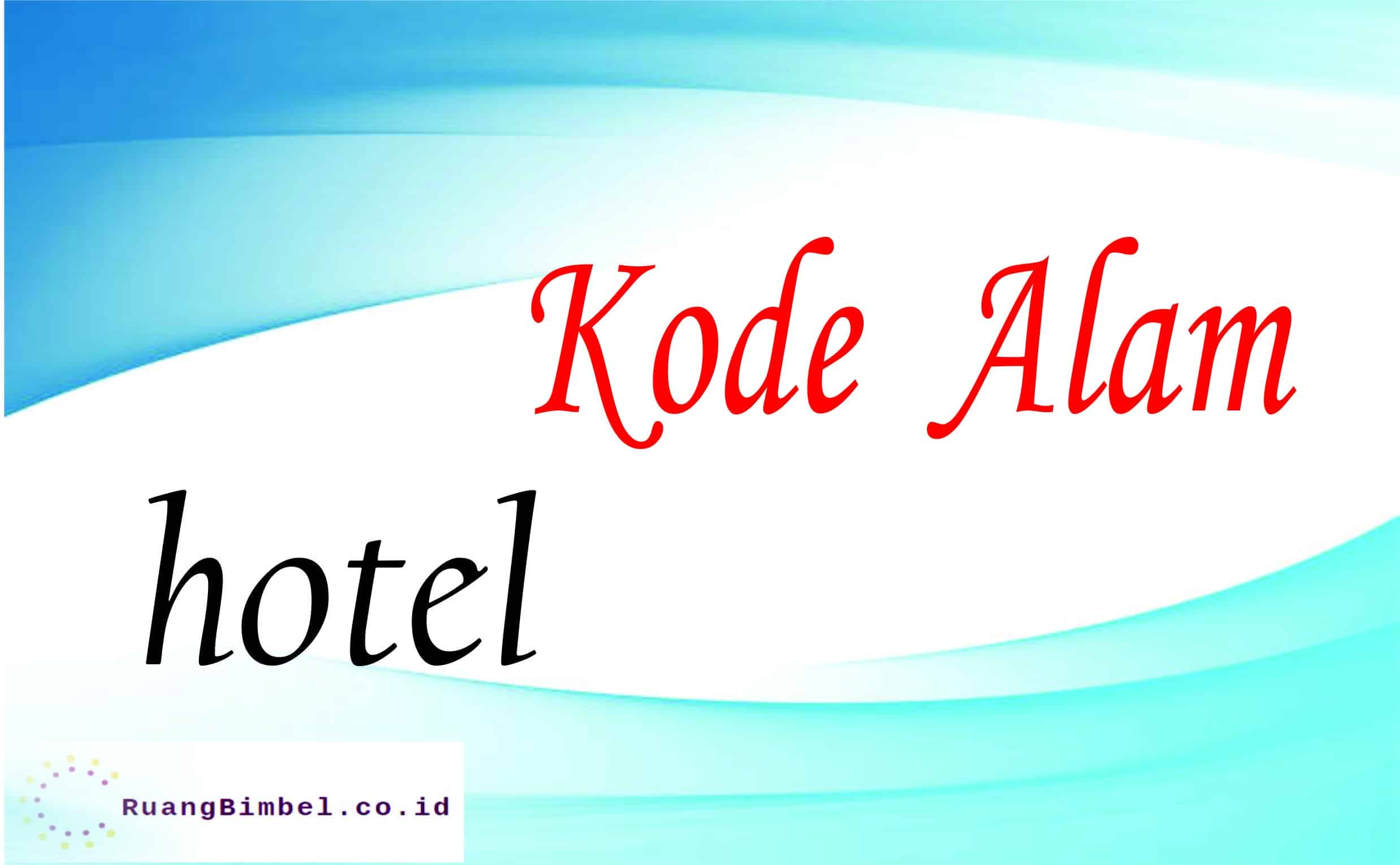 Pecahkan Kode! Arti Semua Kode Status Kamar Hotel!