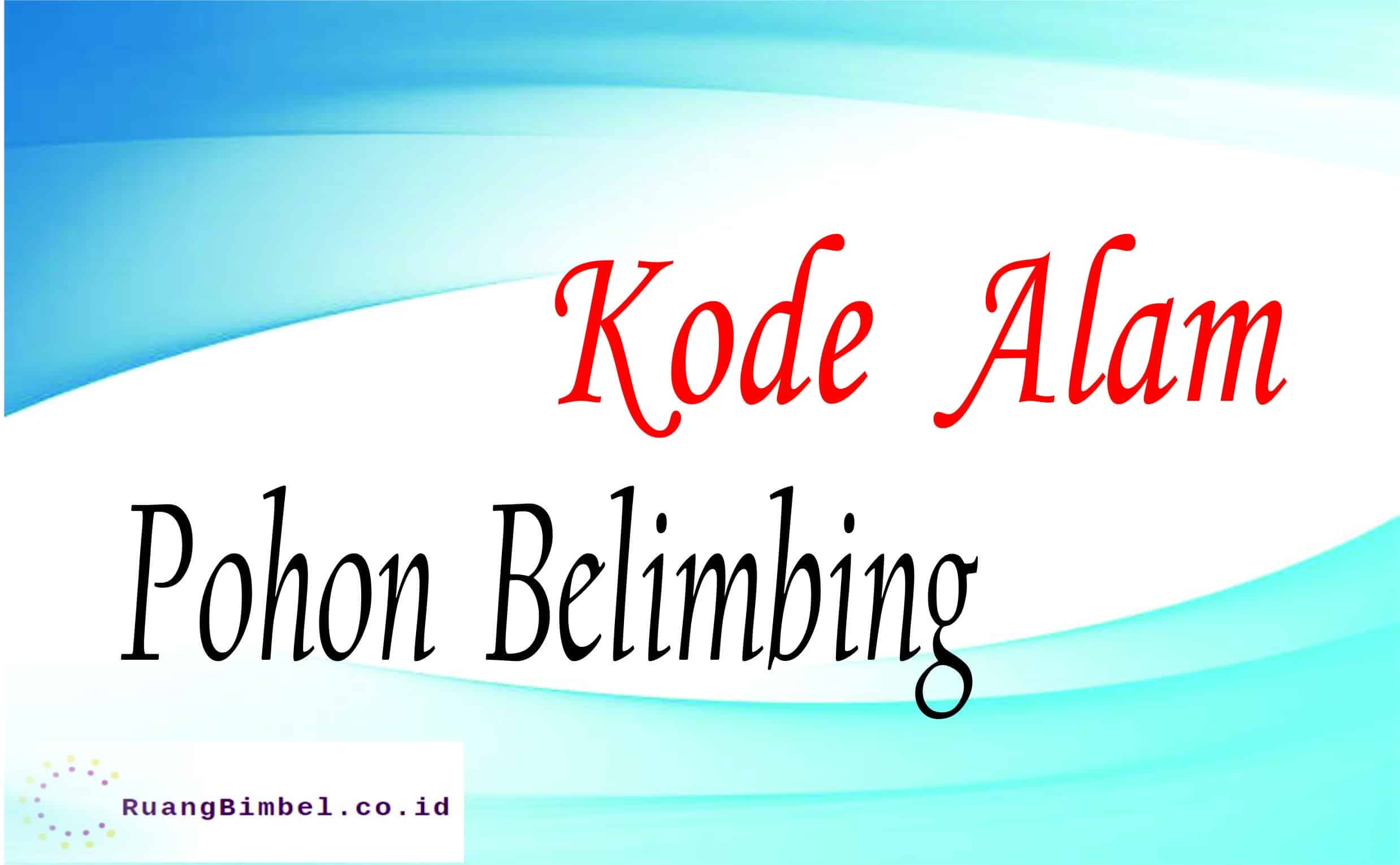 kode alam pohon belimbing