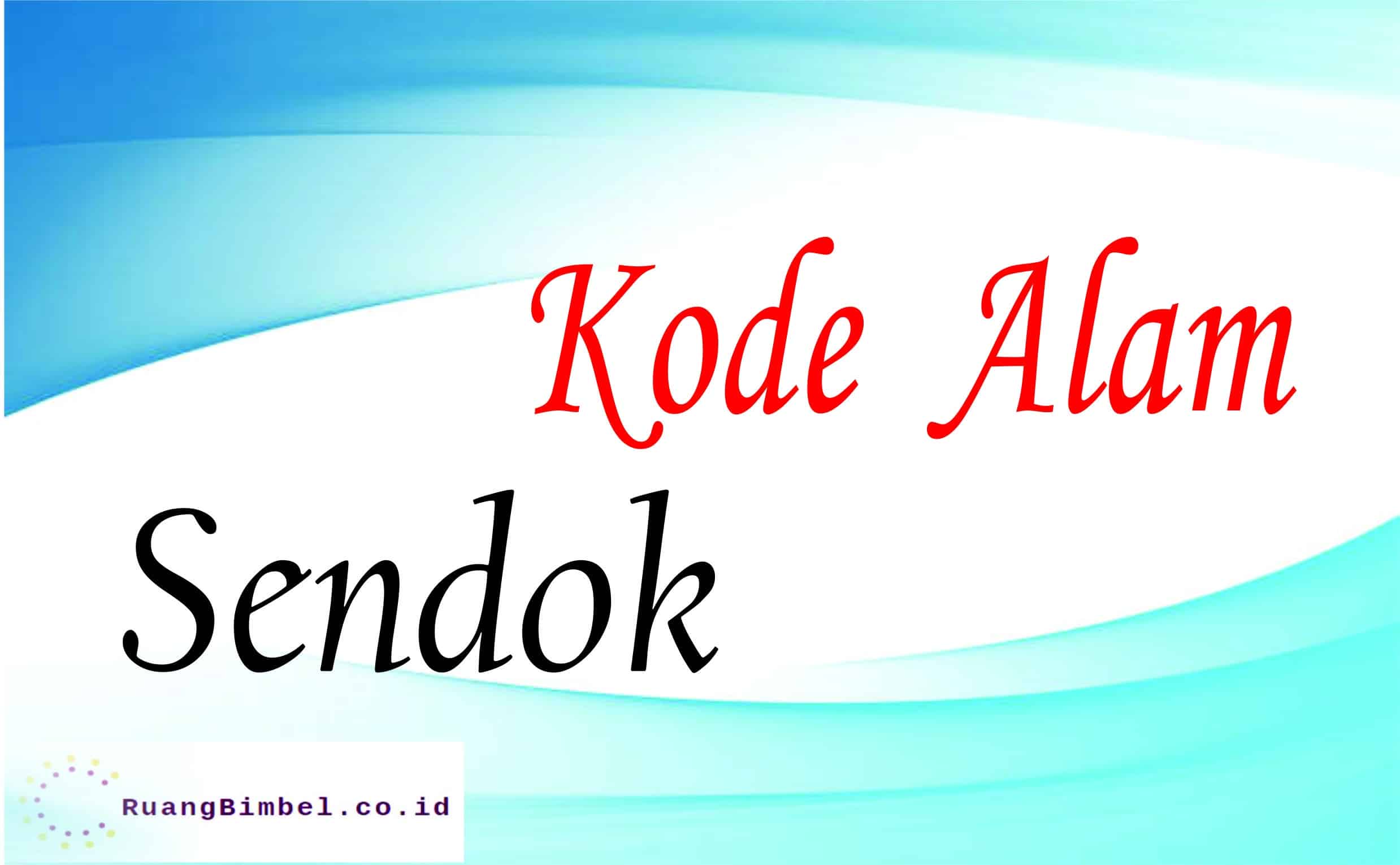 kode alam sendok