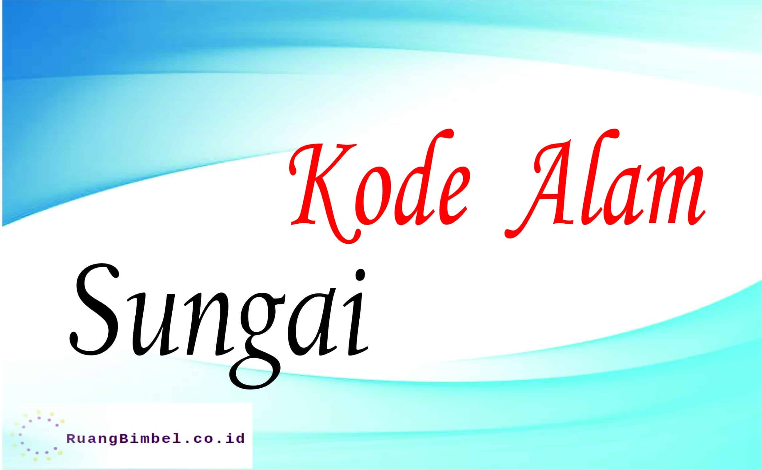 kode alam sungai