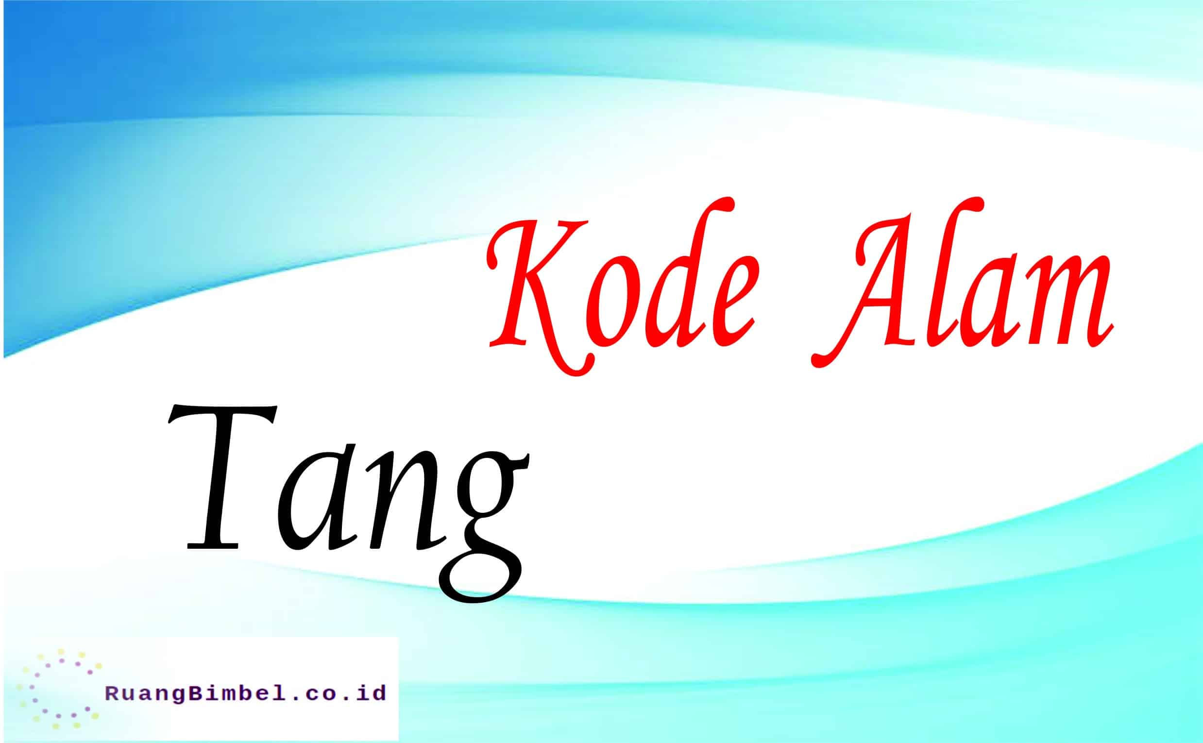 kode alam tang