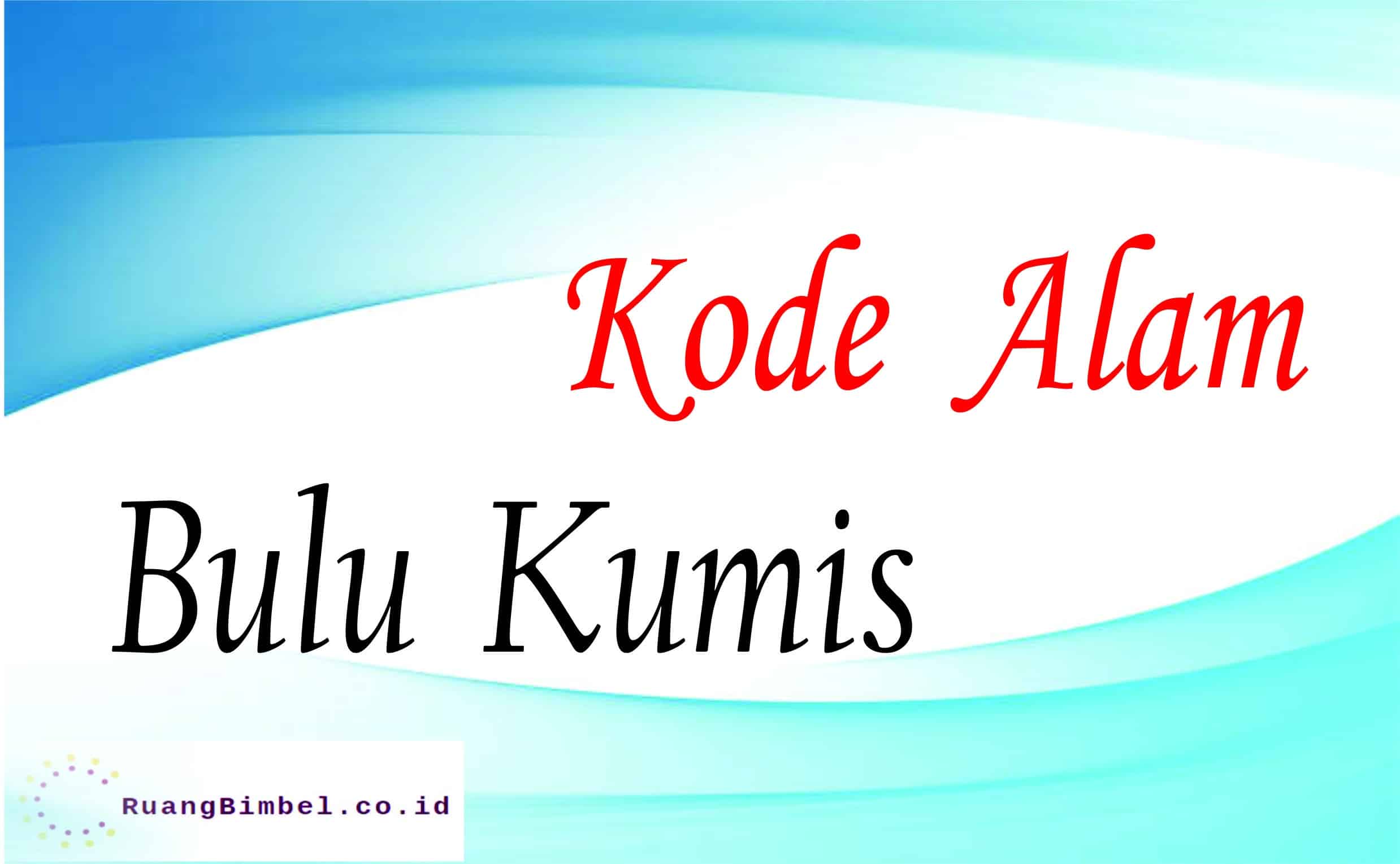 Kode Alam Bulu Kumis | 10+ Angka Jitu 99% Akurat - RuangBimbel.co.id