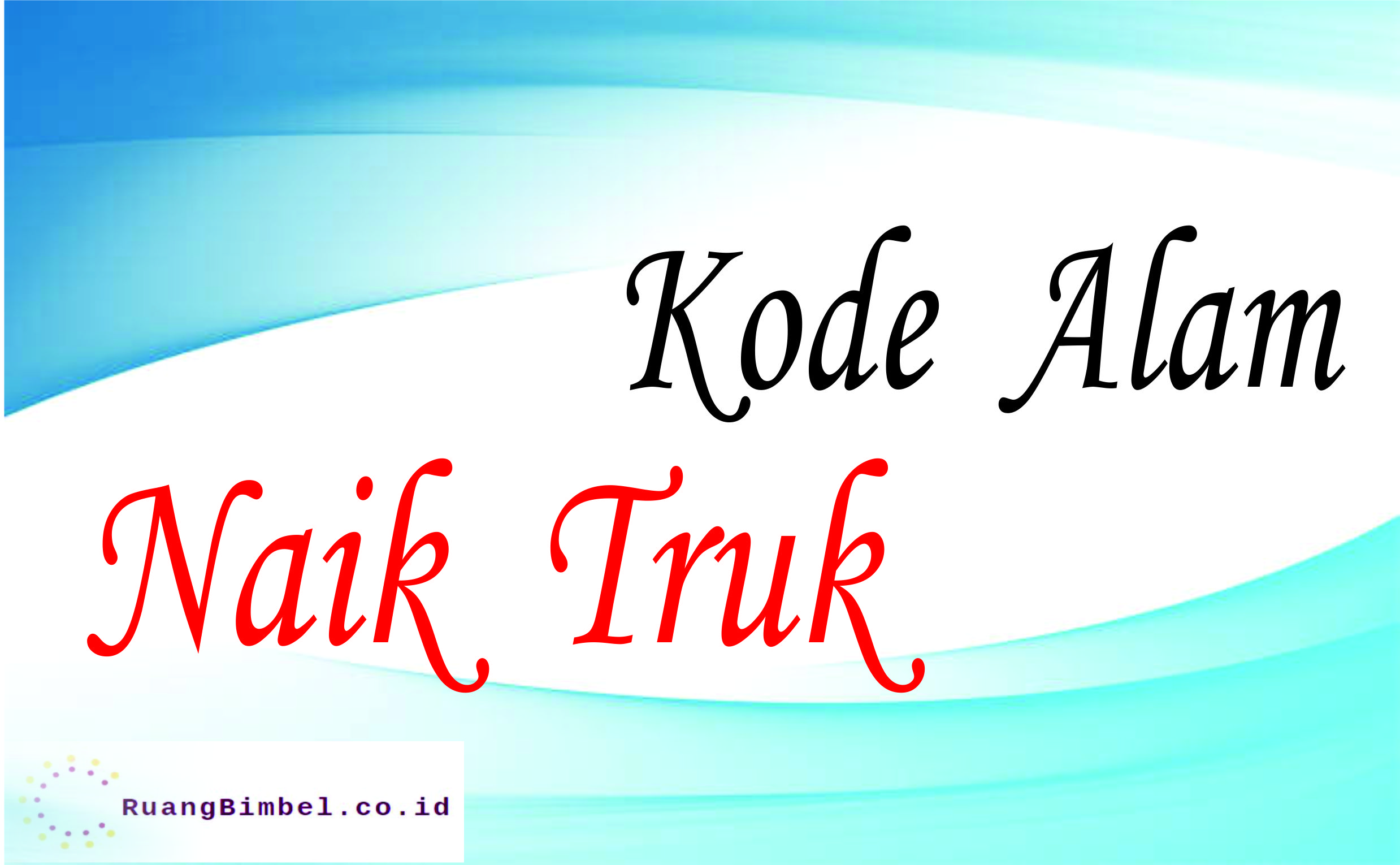 kode alam naik truk