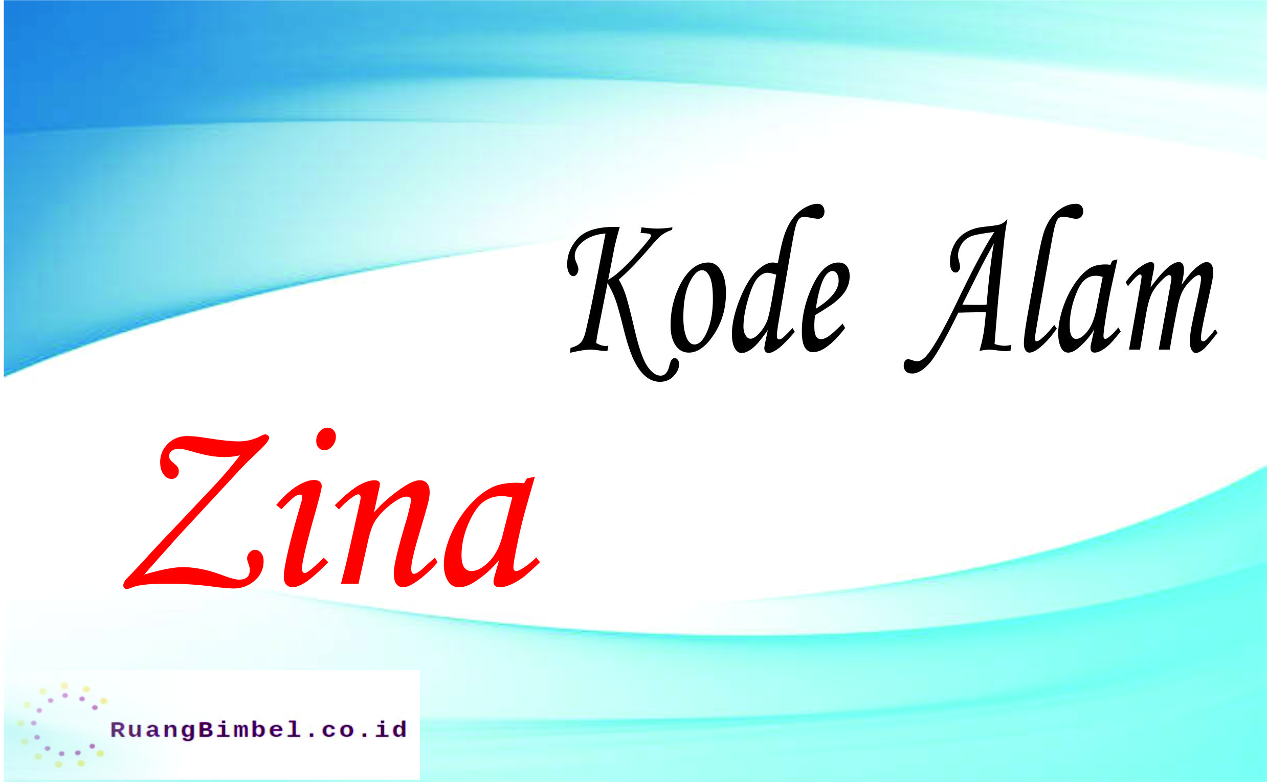 kode alam zina