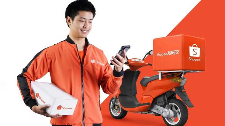 berapa gaji kurir shopee