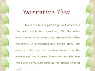 Narrative Text