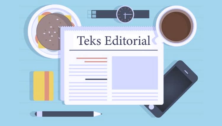 komponen teks editorial