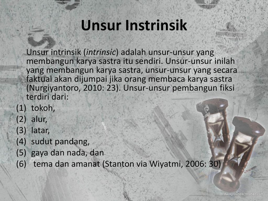 Ragam Unsur Intrinsik Novel