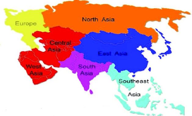 Menelusuri Batas-Batas Benua Asia: Keberagaman Geografis yang Menakjubkan