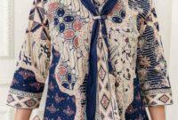 model baju batik wanita terbaru 2024