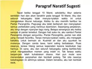 menyusun paragraf naratif