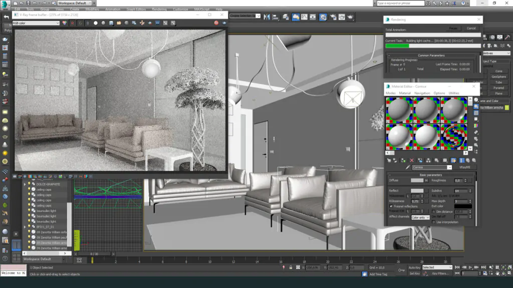 dasar rendering animasi 3D