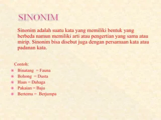 Cara Mudah Mencari Kata Sinonim dalam Sebuah Kalimat