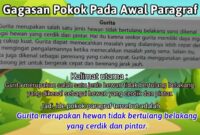 mengidentifikasi ide pokok artikel