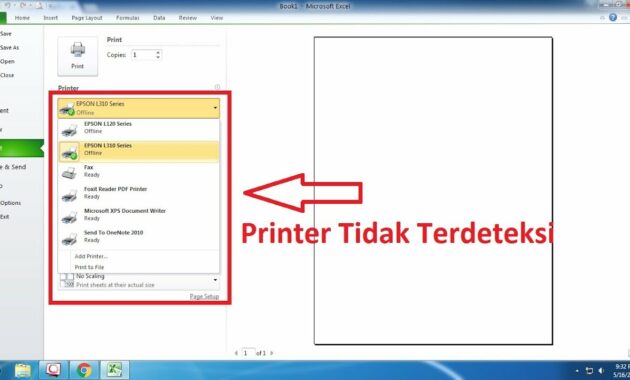 Solusi Jika Printer Tidak Merespons Perintah Cetak