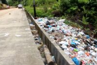 Membuang sampah sembarangan