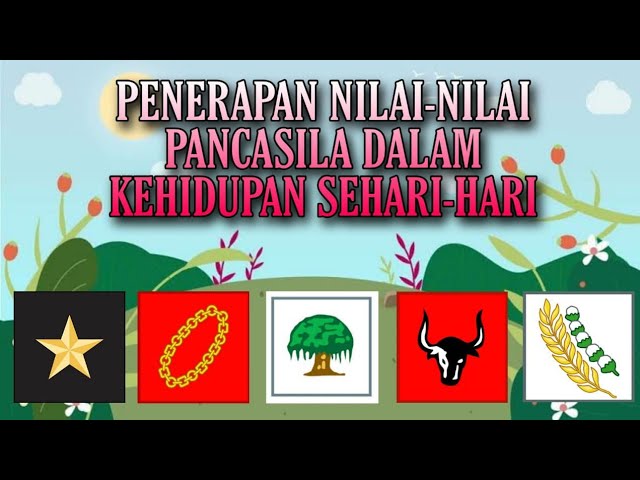 Menjaga nilai pancasila